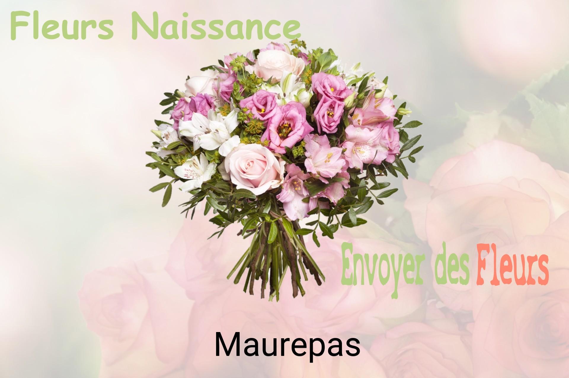 Bouquet de fleurs de naissance livré à Maurepas